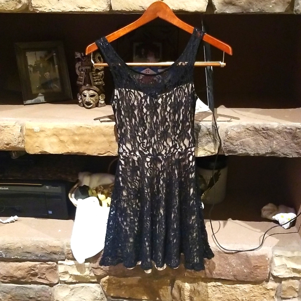 Short black dress